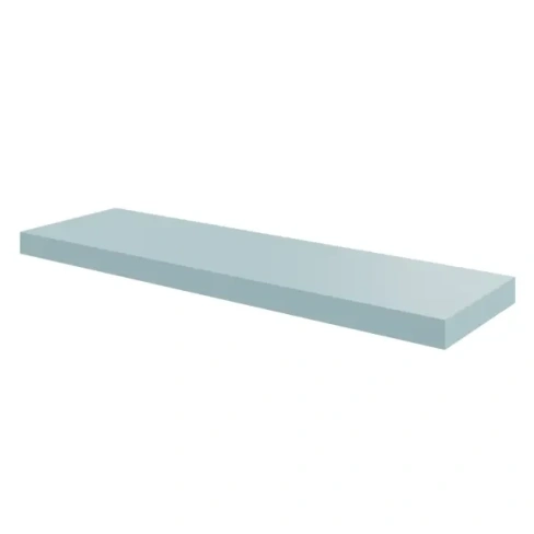 Полка мебельная Spaceo Aqua 80x23.5x3.8 см МДФ цвет синий SPACEO