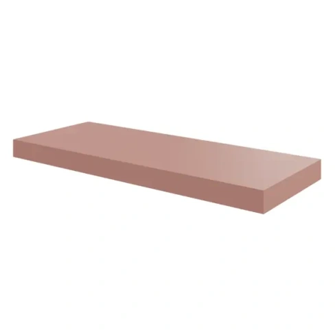 Полка мебельная Spaceo Bistro 60x23.5x3.8 см МДФ цвет розовый SPACEO