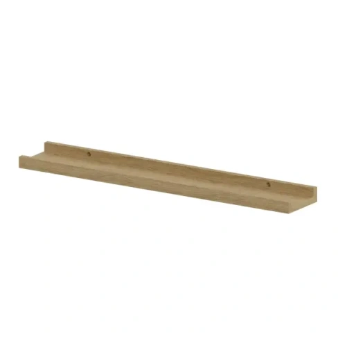 Полка мебельная Spaceo Oak 60x10x1.2 см МДФ цвет дуб SPACEO