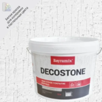 Покрытие декоративное фактурное Bayramix Decostone мелкая 15 кг цвет белый BAYRAMIX