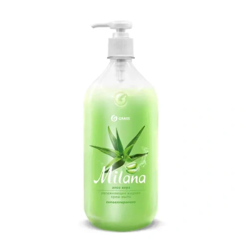 Жидкое крем-мыло Grass Milana «Алоэ вера» 1 л GRASS MIlana