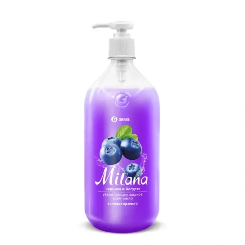 Жидкое крем-мыло Grass Milana «Черника» 1 л GRASS MIlana