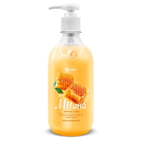 Жидкое крем-мыло Grass Milana «Молоко и мед» 0.5 л GRASS MIlana