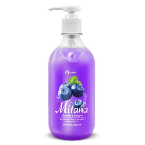 Жидкое крем-мыло Grass Milana «Черника» 0.5 л GRASS MIlana