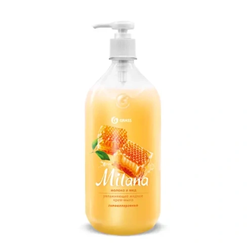 Жидкое крем-мыло Grass Milana «Молоко и мед» 1 л GRASS MIlana