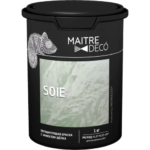 Краска перламутровая Maitre Deco «Soie» эффект шелка 1 кг MAITRE DECO
