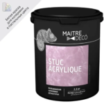 Венецианская штукатурка Maitre Deco «Stuc Acrylique» акриловая 2.5 кг MAITRE DECO