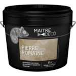 Фактурная штукатурка Maitre Deco «Pierre Romaine» акриловая эффект травертин 15 кг MAITRE DECO