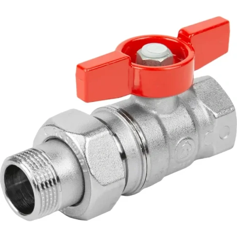 488687799 Кран шаровой со сгоном Giacomini 3/4" хромированная латунь R259D GIACOMINI
