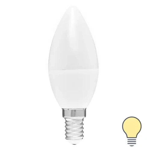 Лампа светодиодная Osram диммируемая E14 5 Вт8/27 свеча 470 Лм OSRAM