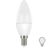 Лампа светодиодная Lexman Candle E14 175-250 В 6.5 Вт матовая 600 лм нейтральный белый свет LEXMAN