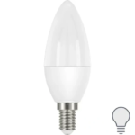 Лампа светодиодная Lexman Candle E14 175-250 В 5 Вт матовая 400 лм нейтральный белый свет LEXMAN