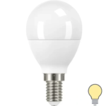 Лампа светодиодная Lexman P45 E14 175-250 В 7.5 Вт матовая 750 лм теплый белый свет LEXMAN