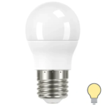 Лампа светодиодная Lexman P45 E27 175-250 В 7 Вт белая 600 лм теплый белый свет LEXMAN