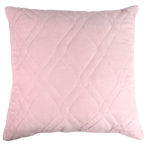Подушка декоративная 43x43 см замша пыльная роза LINEN WAY Декоративная подушка Нео-классика