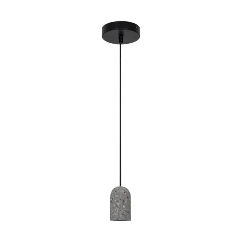 Подвесной светильник Inspire Tezzo E27x1 бетон цвет черный INSPIRE Отсутствует