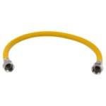 Газовый шланг армированный Tuboflex 1/2" внутрення резьба 2 м TUBOFLEX Шланг газовый ал.опрес. 2
