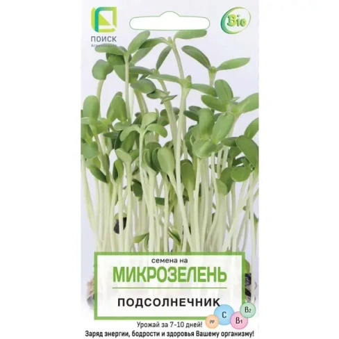 488689319 Семена Микрозелень «Подсолнечник» ПОИСК