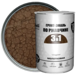 Грунт-эмаль по ржавчине 3 в 1 Dali Special молотковая цвет коричневый 0.9 кг DALI