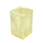 Стакан для зубных щёток Bath Plus Pietra полирезин цвет слоновая кость BATH PLUS 3W-PRBS-17012-A-TB PEARL
