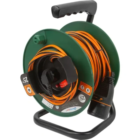 Удлинитель с заземлением на катушке Electraline Electralock 1 розетка