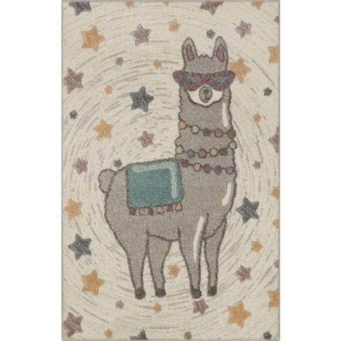 Ковер полипропилен Art Kids LM17 100х150 цвет серый ART KIDS . ART KIDS