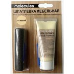 Шпаклёвка мебельная со шпателем Molecules 55 г цвет бежевый MOLECULES