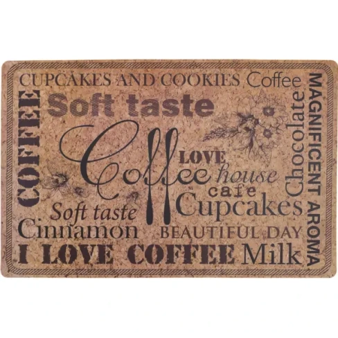Салфетка I Love Coffee пробка 44х28.5 см REMILING