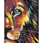 Картина по номерам Взор короля 40х50 см FBRUSH Lp13-667