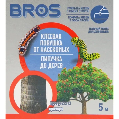 488694008 Липкий пояс Bros для садовых деревьев 5 м