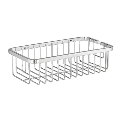 Полка для ванной ЧМЗ Монолитик 505-001-01 прямая одноярусная 13.1x7.3x25 см цвет хром 505-001-01 Монолитик