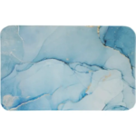 Коврик для ванной комнаты Swensa Marble 80x50 см цвет голубой с золотом SWENSA - Marble