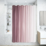 Штора для ванной Primanova Sharm 180x200 см полиэстер цвет фиолетовый PRIMANOVA