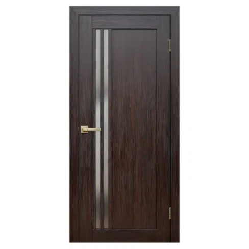 488694740 Дверь межкомнатная Artens Дукато вертикальная глухая Hardflex ламинация цвет акация 90x200 см (с замком и петлями) ARTEN