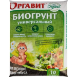Биогрунт на основе биогумуса универсальный 10 л ОРГАВИТ
