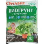 Биогрунт на основе биогумуса для рассады 10 л ОРГАВИТ