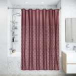Штора для ванной Swensa Folly 180x200 см полиэстер цвет темно-коричневый SWENSA BSC-90 Штора для ванной