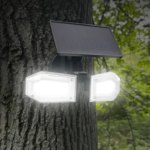 Светильник светодиодный уличный Duwi Solar LED на солнечных батареях 3 режима 25Вт 6500К 820Лм IP65 датчик движения черн