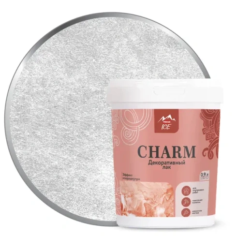 Декоративный лак Parade Charm new цвет серебро 0.9 л PARADE