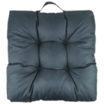 Сидушка для пикника Linen Way 50х50х10 см водоотталкивающая цвет стальной LINEN WAY Сидушка 50х50х10 с ручкой для перено