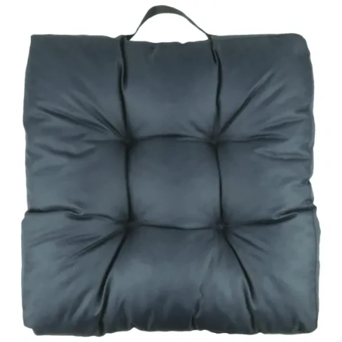 488696059 Сидушка для пикника Linen Way 50х50х10 см водоотталкивающая цвет стальной LINEN WAY Сидушка 50х50х10 с ручкой для перено