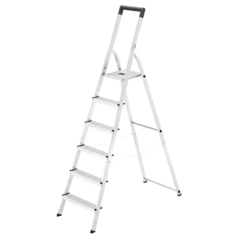 488696476 Стремянка алюминиевая Hailo 8140-600 6 ступеней