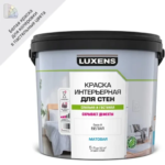 Краска для стен Luxens белая база А 5 л LUXENS