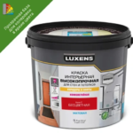 Краска для стен в коридоре Luxens прозрачная база С 5 л LUXENS