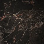 Комплект плинтусов Мрамор №1 240x60x60 см пластик цвет чёрный
