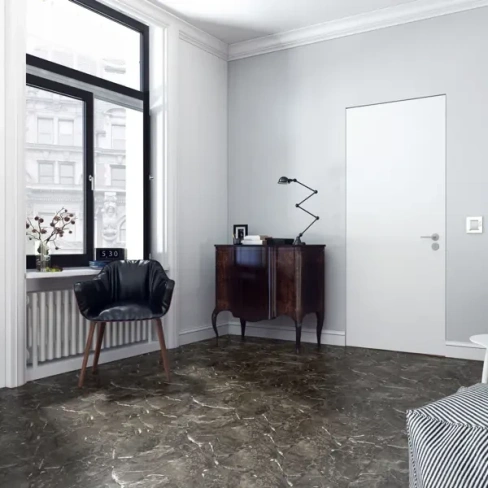 Ламинат «Гранит черный» водостойкость 48 часов 32 класс толщина 8 мм 2.368 м² CLASSEN VisioGrande напольные покрытия