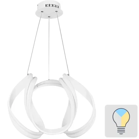 488698835 Светильник подвесной Freya Haut FR10024PL-L 84 Вт 7700 Лм цвет белый FREYA FR10024PL-L84W