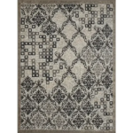 Ковер полипропилен Avrora GR19 140x190 см цвет бежевый . AVRORA