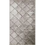 Ковер полипропилен Avrora 60x100 см цвет серый . AVRORA