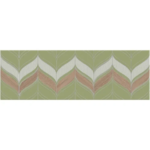 Декор настенный Kerasol Milagro Lan Deco 20x60 см лаппатированный цвет оливковый белый KERASOL Milagro Декор Milagro Lan